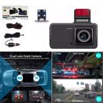 Camera Car 2in1 Cam+back camera Q10 - កាមេរ៉ាឡាន Dash Cam មានកាមេរ៉ាក្រោយ
