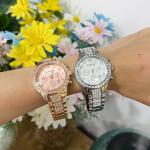 Watch Women Golden Bling WSN01 - នាឡិការដៃស្រី ទឹកមាសមានត្បូង WSN01