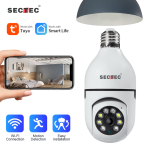 Camera Light Bulb 360° Wifi 2M SECTEC ST-291E-2M-TY Tuya - កាមេរ៉ាវ៉ាយហ្វាយ ប្រើឌុយអំពូល ST-291E-2M-TY Tuya