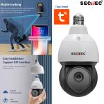 Camera Light Bulb 360° Wifi 3M SECTEC ST-425E-3MTY Tuya - កាមេរ៉ាវ៉ាយហ្វាយ360 ប្រើឌុយអំពូល SECTEC ST-425E-3MTY