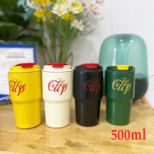 Coffee cup vacuum A8818 500ml - កែវកាហ្វេរក្សាកំដៅនិងត្រជាក់​ A8818 500ml