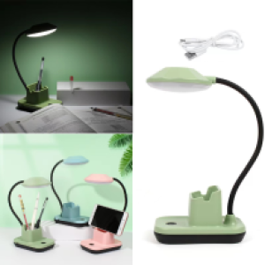 Desk Lamp LED Pen Holder Box Pen DLL07 - អំពូលដាក់លើតុ ប្រអប់ដាក់ប៊ិចរូបដំរី ម៉ូដ DLL07
