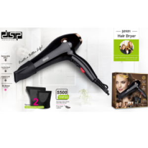 Hair dryer 1000W DSP 30101 - ម៉ាស៊ីនផ្លុំសក់ 100W DSP-30101