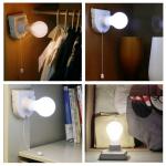 Lamp Light Stickup Bulb - អំពូលប្រើថ្ម ចាប់ជាប់ជញ្ជាំង 
