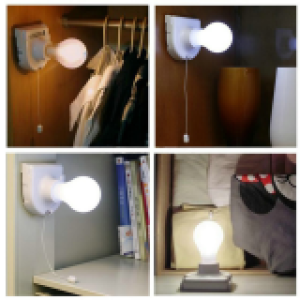 Lamp Light Stickup Bulb - អំពូលប្រើថ្ម ចាប់ជាប់ជញ្ជាំង 