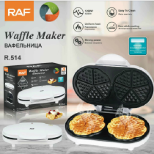 Waffle maker​​ 1200W RAF R.514 - ម៉ាស៊ីនចាក់នំពុម្ភ 1200W RAF R.514