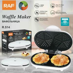 Waffle maker​​ 1200W RAF R.514 - ម៉ាស៊ីនចាក់នំពុម្ភ 1200W RAF R.514