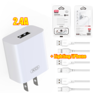 Power Charger XO L99 2.4A iPhone - ឆ្នាំងសាក អ៊ីចអូ L99 2.4A ខ្សែ Lighting