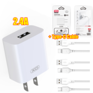 Power Charger XO L99 2.4A TypeC - ឆ្នាំងសាក អ៊ីចអូ L99 2.4A ខ្សែ Type-C