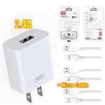 Power Charger XO L99 2.4A Micro - ឆ្នាំងសាក អ៊ីចអូ L99 2.4A ខ្សែ Micro