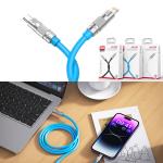 Cable Charger Silicone XO NB-Q228A PD20W (TypeC to iPhone) - ខ្សែសាក XO NB-Q228A OD6.0 Silicone 27វ៉ាត់ (TypeC-iPhone)