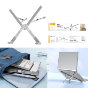 Laptop Stand hoco PH51 X Bystander metal folding - ជើងទ្រ កុំព្យូទ័រយួរដៃ ហូកូ PH51 X Bystander metal folding