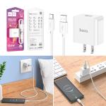 Power Charger Hoco C106 Leisure TypeC - ឆ្នាំងសាក​ ហូកូ C106 Leisure Type-C រុនមួយ