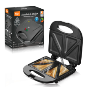 Sandwich Maker 850W RAF R.284S - ម៉ាស៊ីនគៀបសាំងវិចនំ2 850W RAF R.284S