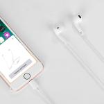 Earphone bluetooth hoco L7+ wire lightning - កាសប៊្លូធូសខ្សែ ហូកូ L7+ ឌុយអាយហ្វូន