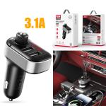 Car Bluetooth FM transmitter XO BCC10 3.1A - ប្លូធូឡាន FM បញ្ជូនសំលេង XO BCC10 3.1A