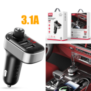 Car Bluetooth FM transmitter XO BCC10 3.1A - ប្លូធូឡាន FM បញ្ជូនសំលេង XO BCC10 3.1A