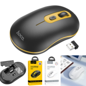 Mouse Wireless hoco GM21 Platinum 2.4G - ម៉ៅអត់ប្រើខ្សែរ hoco GM21 Platinum 2.4G