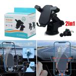 Holder Car 2in1 Mirror and Aircon Z102S - ជើងចាប់ទូរសព្ទ័ ជាប់កញ្ចក់ឡាន 2in1 Z102S