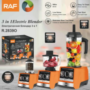 Electronic blender RAF 1800W 3in1 R.2839O - ម៉ាស៊ីនក្រឡុកទឹកកក​​ RAF 1800W 3in1 R.2839O