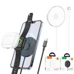 Charger Wireless Quick hoco CW41 3-in-1 magnetic - ឆ្នាំងសាកអត់ប្រើខ្សែ ហូកូ CW41 3in1 ដែកឆក់