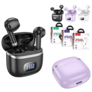 Earphone Bluetooth TWS hoco EQ1 Music guide - កាសប្ល៊ូធូស មួយគូ ហូកូ EQ1 Music guide