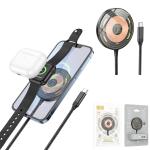 Charger Wireless Quick hoco CW45 3-in-1 magnetic - ឆ្នាំងសាកលឿន អត់ប្រើខ្សែ ហូកូ CW45 3in1 ដែកឆក់