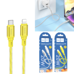Cable Charger hoco X98 PD(Type-C to iPhone) - ខ្សែសាកស៊ីលីខូន PD ហូកូ​ X98 អាយហ្វូន 1.2m