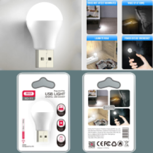 Lamp Light USB XO Y1 life - អំពូល ប្រើ USB XO Y1 life