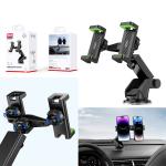Holder Car XO C117 Double chuck Suction cup - ជើងចាប់ទូរសព្ទ័ ជាប់កញ្ចក់ឡាន XO C117 ក្រចាប់ 2គ្រាប់