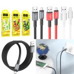 Cable Charger hoco X85 Micro - ខ្សែសាកជ័រទន់ ហូកូ X85 Micro