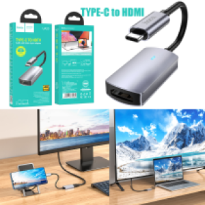 Converter TypeC to HDMI hoco UA20 - ដុំបំបែក ហូកូ UA20(Type-C to HDMI)