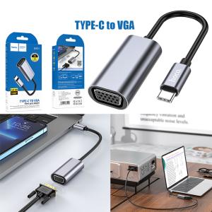 Converter TypeC to VGA hoco UA21 - ដុំបំបែក ហូកូ UA21(Type-C to VGA)