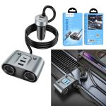 Power Car Charger 2cigarette Z51 147W(2C3A) 2in1 - ឆ្នាំងសាកក្នុងឡាន រុន 2 និង រុនសាកថ្ម Z51 147W(2C3A) 2-in-1