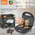 Sandwich Maker 3in1 1200W RAF R.213 - ម៉ាស៊ីនគៀបសាំងវិច3in1 1200W RAF R.213