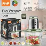 Food processor glass 3.0L RAF 600W R.7001 - ម៉ាស៊ីនកិនសាច់​កញ្ចក់ 3.0L RAF 600W R.7001