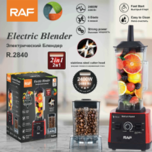 Electronic blender 2in1 RAF 2400W R.2840 - ម៉ាស៊ីនក្រឡុកទឹកកក​​ 2in1 RAF 2400W R.2840