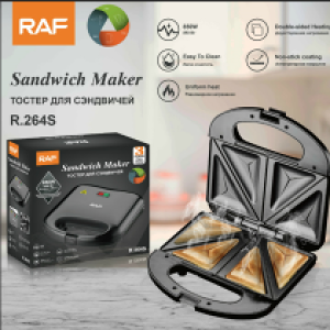 Sandwich Maker 850W RAF R.264S - ម៉ាស៊ីនគៀបសាំងវិចនំ2 850W RAF R.264S
