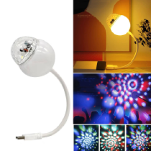 LED Club light Mini Snow man magic ball - អំពូលក្លឹប បាល់វេទមន្តបុរសព្រិលUSB 5V