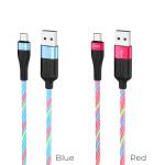 Cable Charger LED hoco U85 Micro 1.2m - ខ្សែសាកភ្លើង ហូកូ​ U85 ម៉ាយក្រូ
