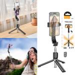Selfie Stick Tripod Bluetooth Remote hoco K20 Prior live - ដងថតប្លូធូស ហូកូ K20 Prior live