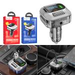 Car Bluetooth FM transmitter hoco E75 Bravery PD30W+QC3.0 - ប្លូធូឡាន FM បញ្ជូនសំលេង ហូកូ E75 Bravery PD30W+QC3.0