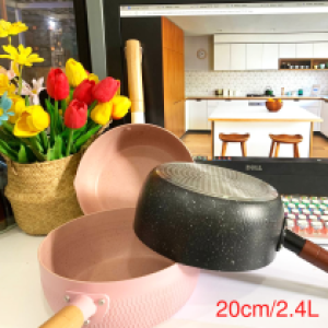 Fry pan 2.4L 20cm A2638 - ខ្ទឆាដៃឈើ​​​ ​2.4L 20cm A2638