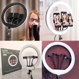 LED Selfie Ring Live 14"36cm 3Clip M36E - អំពូលមូល ស៊ែលហ្វីM36E ក្រចាប់3 ទំហំ36cm