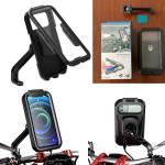 Holder Bicycle/Moto Mirror Handle Waterproff Case M3A - ជើងចាប់ទូរសព្ទ័ ជាមួយកញ្ចក់ម៉ូតូ ការពារទឹក M3A