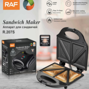 Sandwich Maker 850W RAF R.207S - ម៉ាស៊ីនគៀបសាំងវិចនំ2 850W RAF R.207S