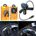 Power Car Charger hoco NZ11A(1C2A) Set iPhone - ឆ្នាំសាកក្នុឡាន ហូកូ NZ11A(1C2A) ឈុត iPhone