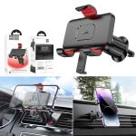Holder Car hoco H21 Dragon automatic clamp - ជើងចាប់ទូរសព្ទ័ ព្រឹលម៉ាស៊ីនត្រជាក់ ហូកូ​  H21