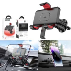 Holder Car hoco H21 Dragon automatic clamp - ជើងចាប់ទូរសព្ទ័ ព្រឹលម៉ាស៊ីនត្រជាក់ ហូកូ​  H21