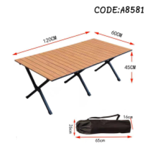 Foldable table picnic 60*120cm A8581 - តុ​ picnic បត់បាន 60*120cm A8581